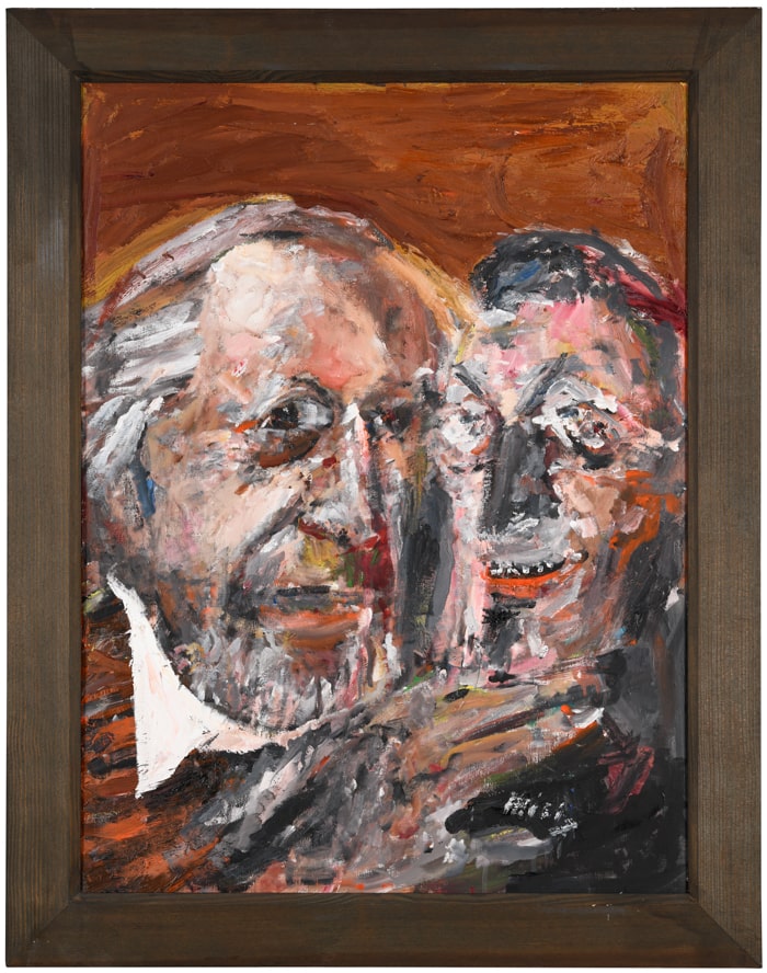 WERKVERZEICHNISSE.ART - Bernhard Heisig - Selbst mit Mephisto - copyright by artatberlin.com-min Bernhard Heisig | Selbst mit Mephisto, 2010 - Image 1