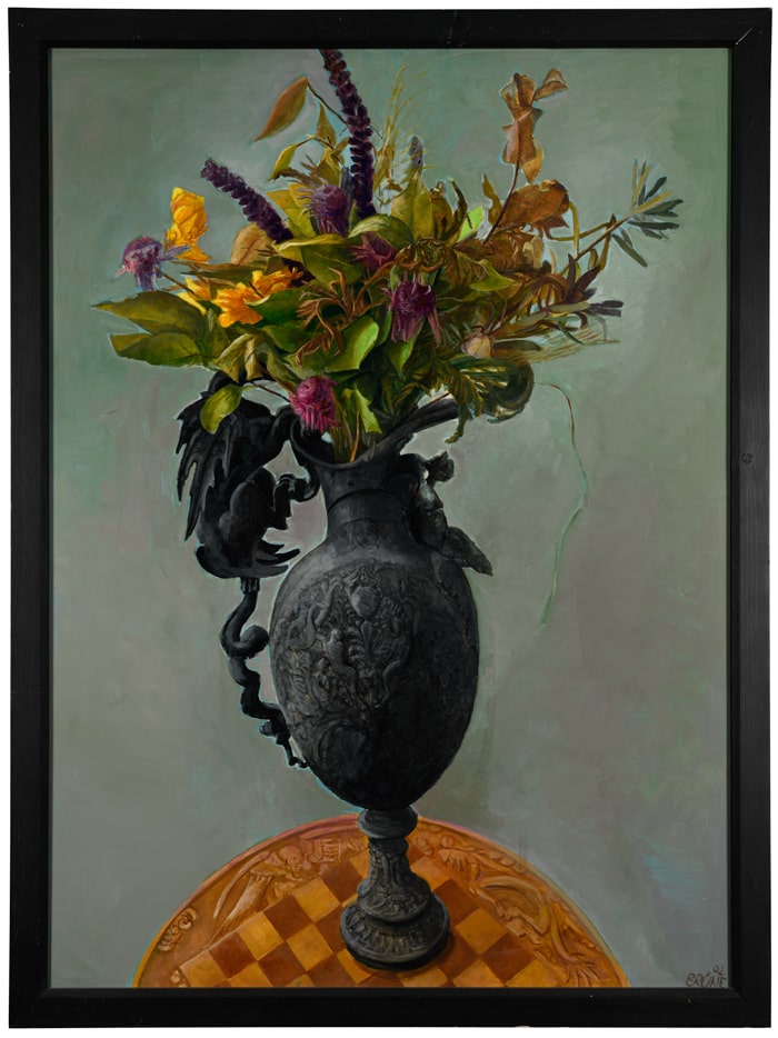 WERKVERZEICHNISSE.ART - Gudrun Bruene - Die Gusseiserne Vase - copyright by artatberlin.com-min Gudrun Brüne | Die gußeiserne Vase, 2002 - Image 1
