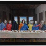 Gudrun Brüne | Letztes Abendmahl (Entwurf), 2016