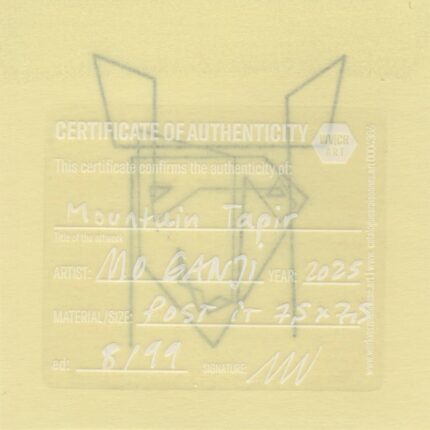 Mo Ganji - 136-Tapir-Back