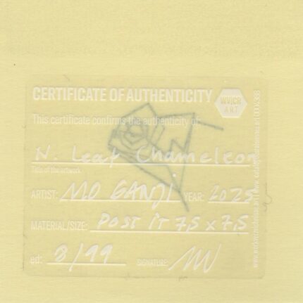 Mo Ganji - 138-Chameleon-Back