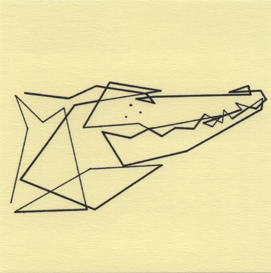 Mo Ganji - 196-Crocodile-Front Mo Ganji - 196-Crocodile-Front